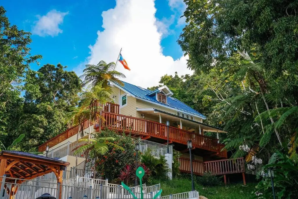 Вилла Casa Alice Cabin House El Yunque Рио-Гранде Дом отдыха