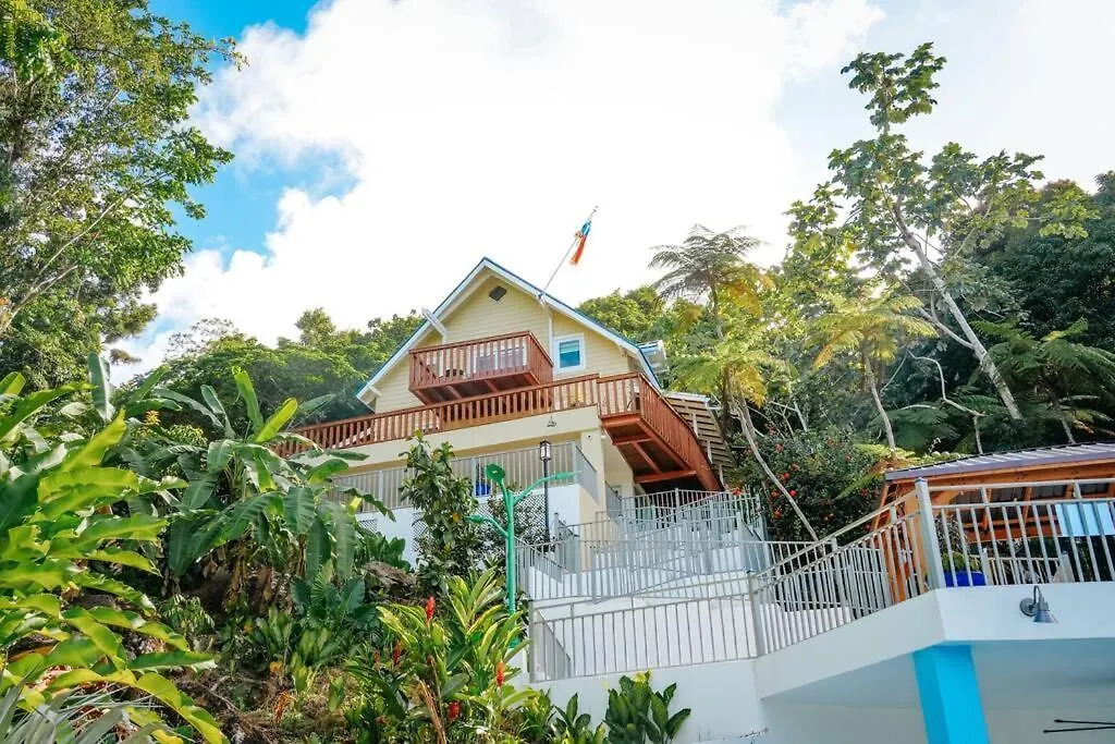 Дом отдыха Вилла Casa Alice Cabin House El Yunque Рио-Гранде